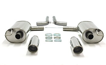 TA Technix avgassystem Audi A6 C6 Quattro/Allroad – Axle-back duplex 100 mm