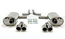 TA Technix avgassystem Audi A6 C6 Quattro – Axle-back duplex 2×80 mm