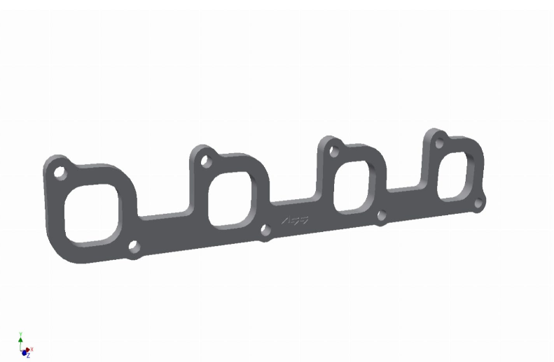 Avgasfläns Rödmotor 8v - 10mm