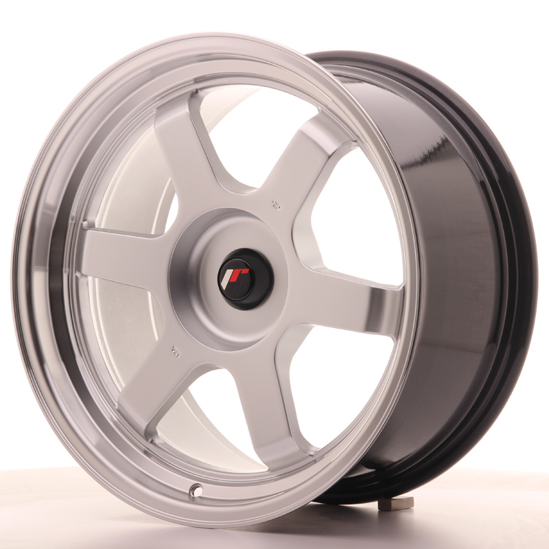 Japan Racing JR12 18x9 ET25-27 Custom Hyper Silver w/Machined Lip