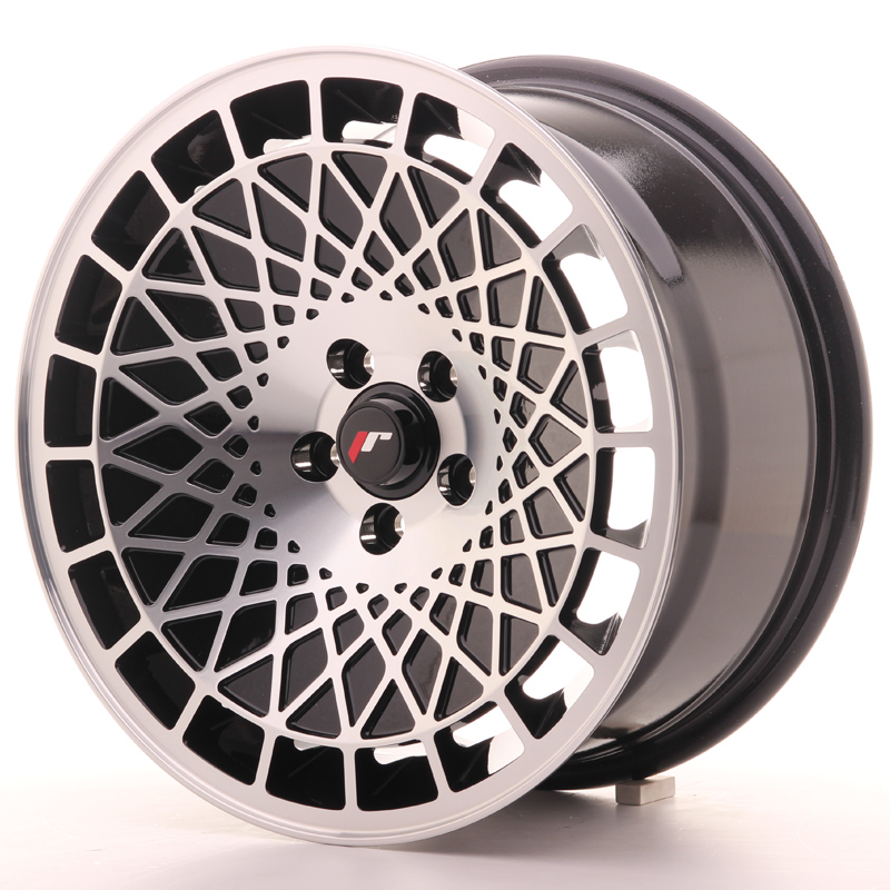 Japan Racing JR14 16x8 ET15 4x100 Gloss Black w/Machined Face