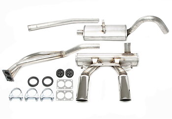 TA Technix avgassystem Opel GT 1900 – komplett system – liten fläns
