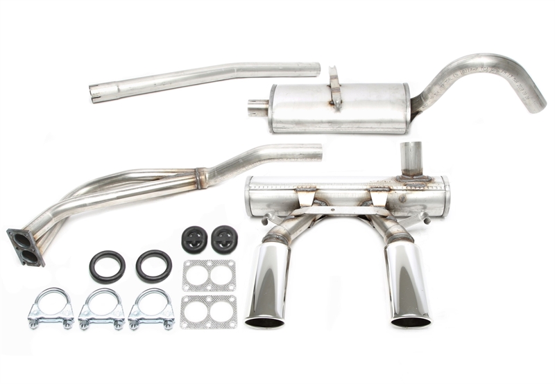 TA Technix avgassystem Opel GT 1900 – komplett system – stor fläns