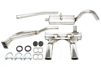 TA Technix avgassystem Opel GT 1900 – komplett system – stor fläns