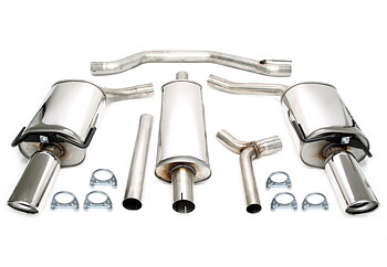 TA Technix avgassystem Saab 9-3 YS3F – Cat-back duplex 100 mm – 58 l tank