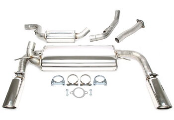 TA Technix avgassystem Volvo S40 II/V50 T5 – Cat-back duplex 100 mm