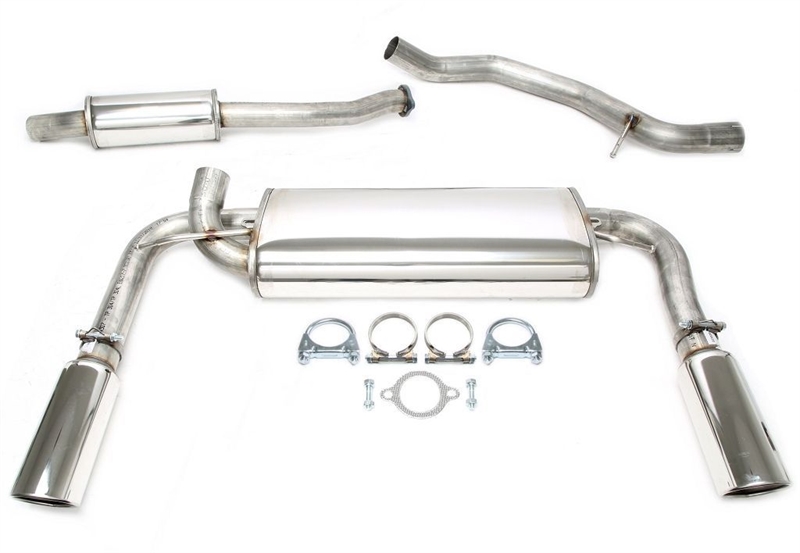 TA Technix avgassystem Volvo S40 II/V50 T5 AWD – Cat-back duplex 100 mm