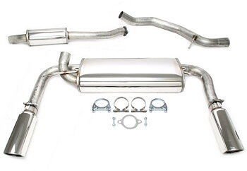 TA Technix avgassystem Volvo S40 II/V50 T5 AWD – Cat-back duplex 100 mm