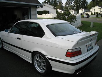 Bakrutespoiler - Bmw E36 2dr