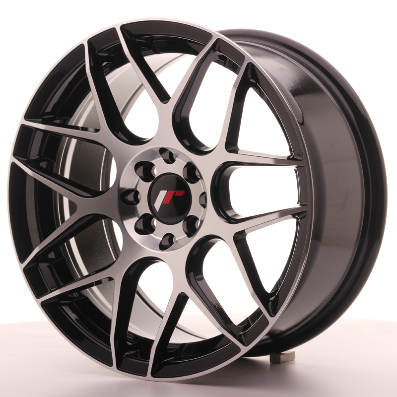 Japan Racing JR18 17x8 ET35 5x100/114,3 Gloss Black Machined Face