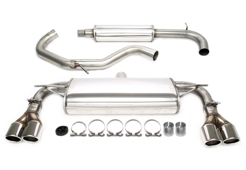 TA Technix avgassystem VW Golf VII AU 1.2/1.4 TSI – duplex 2×80 mm per sida