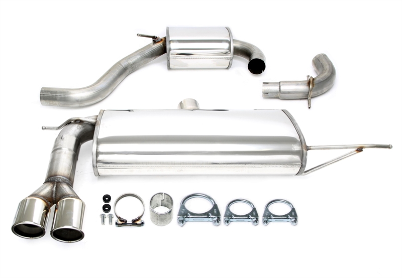 TA Technix avgassystem Audi A3 Sportback 8P 2.0 TFSI – 2×80 mm