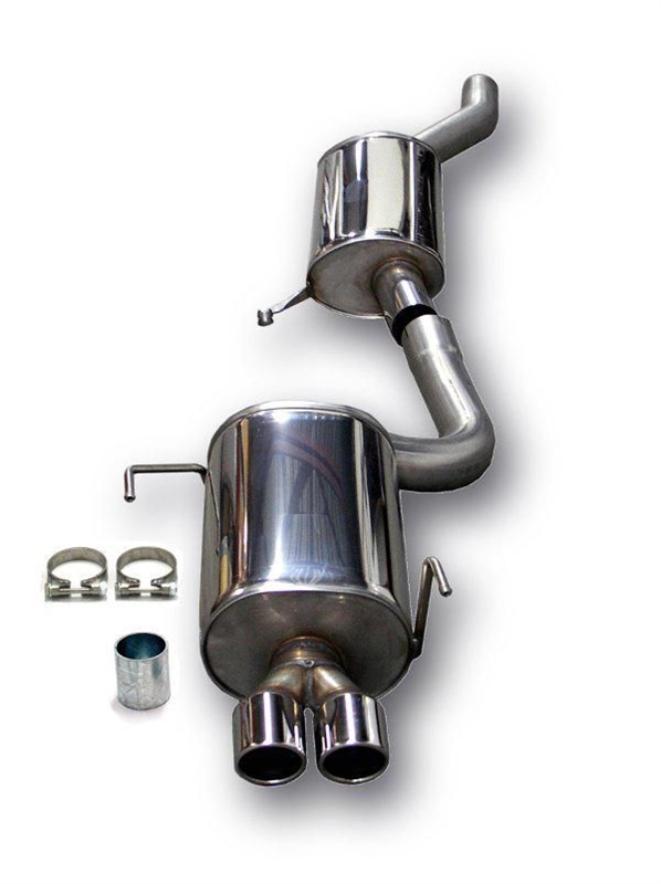 TA Technix avgassystem Audi 80 B4 S2/RS2 – 2×80 mm