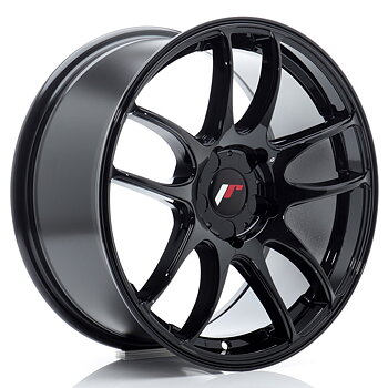 JR Wheels JR29 17x8 ET20-38 BLANK Gloss Black