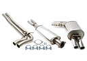 TA Technix avgassystem Volvo V70 R/S60 R AWD – 2×70 mm