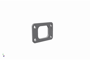 Turbofläns T3 inlopp singel - 10mm