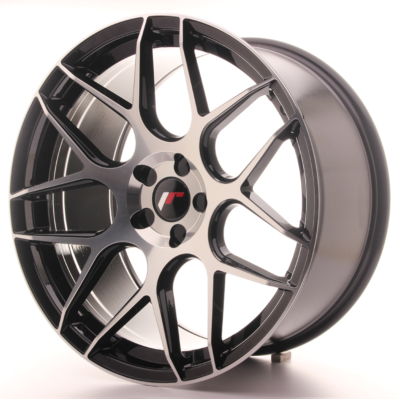 Japan Racing JR18 20x10 ET20-45 Custom Gloss Black Machined Face