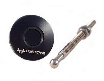Hurricane - Push-Clips 31,5mm svart