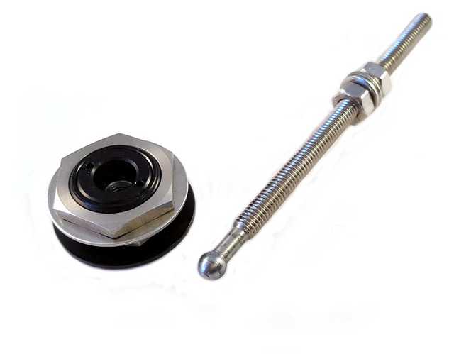 Hurricane - Push-Clip 60mm svart - 2