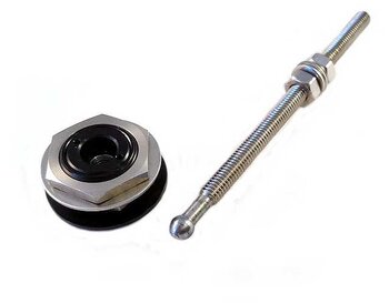 Hurricane - Push-Clip 60mm svart