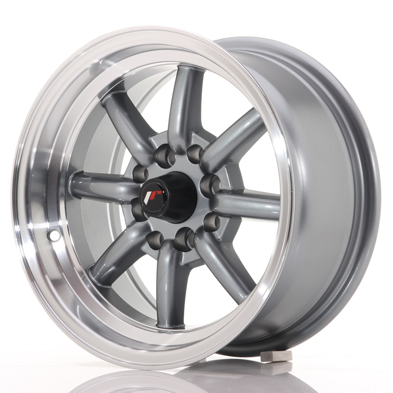 Japan Racing JR19 14x7 ET0 4x100/114,3 Gun Metal w/Machined Lip