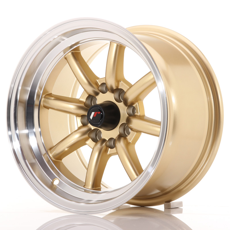 Japan Racing JR19 14x8 ET-13 4x100/114,3 Gold w/Machined Lip