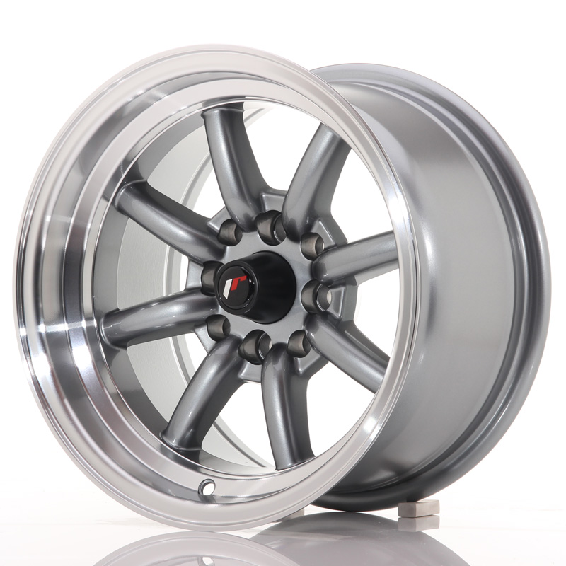 Japan Racing JR19 14x8 ET-13 4x100/114,3 Gun Metal w/Machined Lip