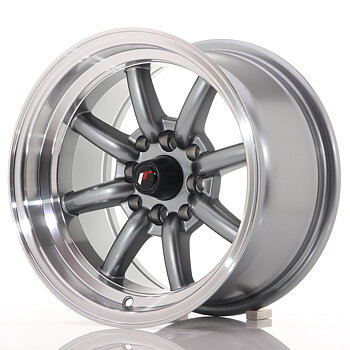 Japan Racing JR19 14x8 ET-13 4x100/114,3 Gun Metal w/Machined Lip