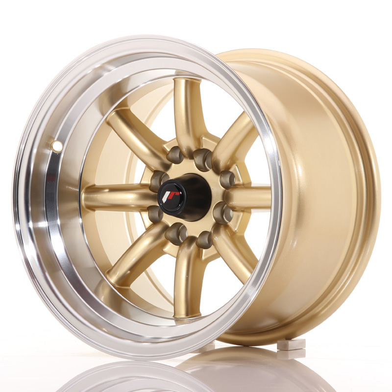 Japan Racing JR19 14x9 ET-25 4x100/114,3 Gold w/Machined Lip
