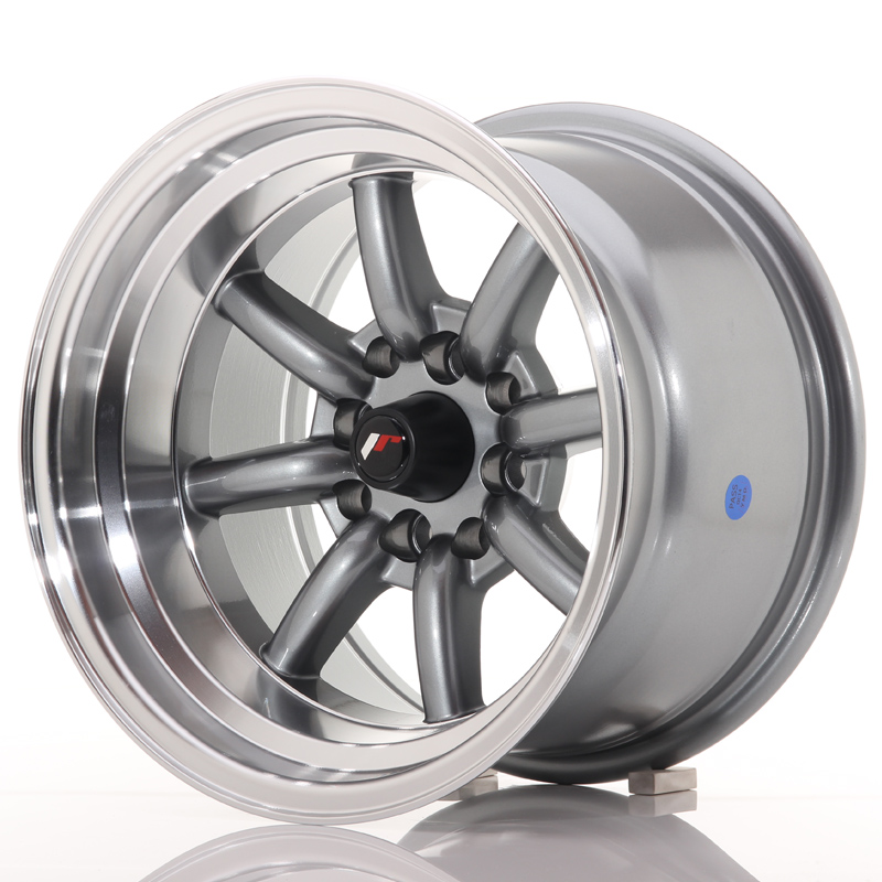 Japan Racing JR19 14x9 ET-25 4x100/114,3 Gun Metal w/Machined Lip