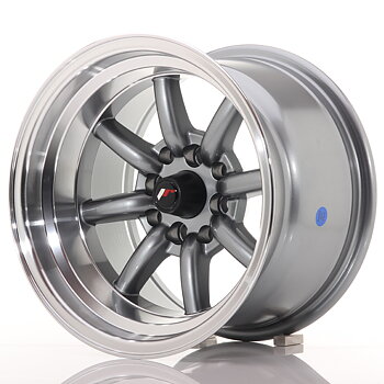 Japan Racing JR19 14x9 ET-25 4x100/114,3 Gun Metal w/Machined Lip