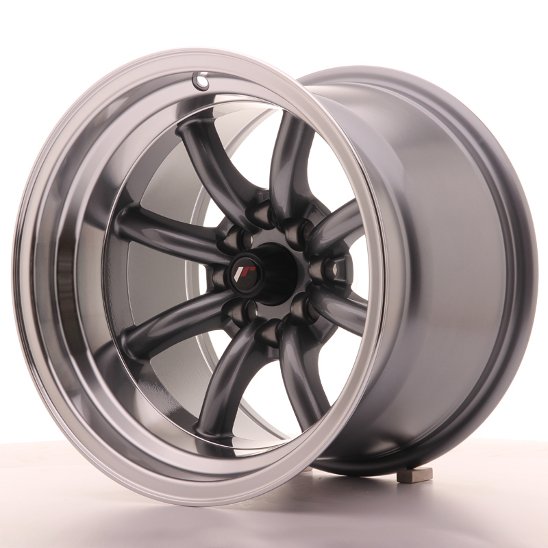 Japan Racing JR19 15x10,5 ET-32 4x100/114,3 Gun Metal w/Machined Lip
