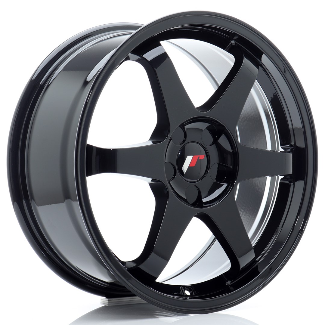 JR Wheels JR3 18x8 ET40 5x108 Gloss Black