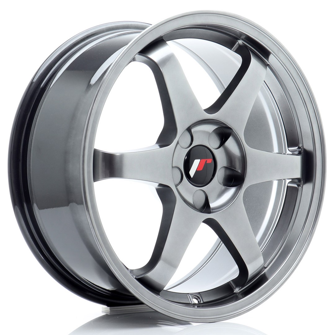 JR Wheels JR3 18x8 ET40 5x108 Hyper Black