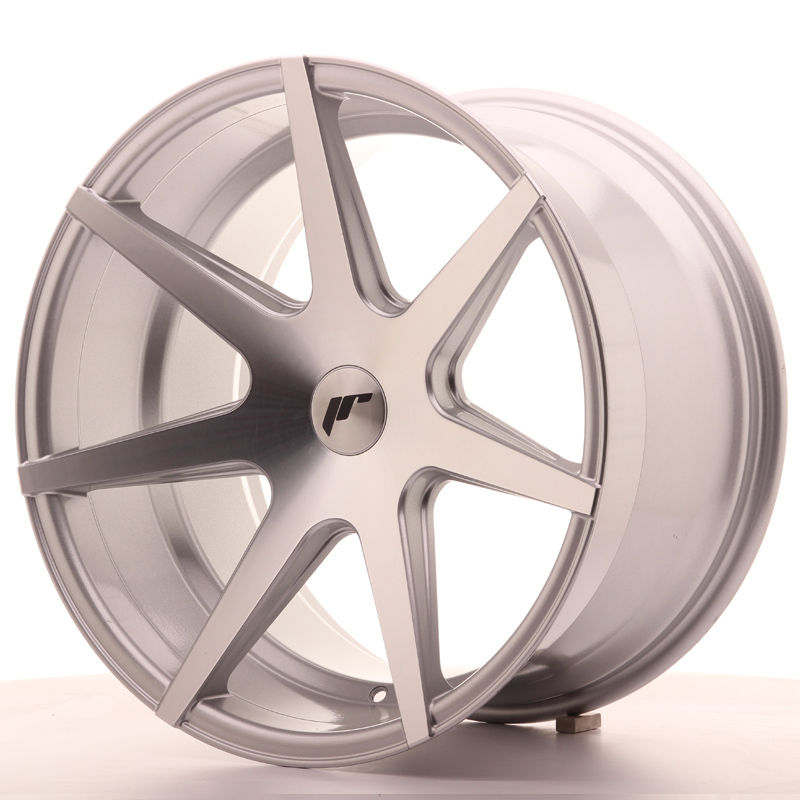 Japan Racing JR20 19x11 ET25-40 Custom Silver Machined Face