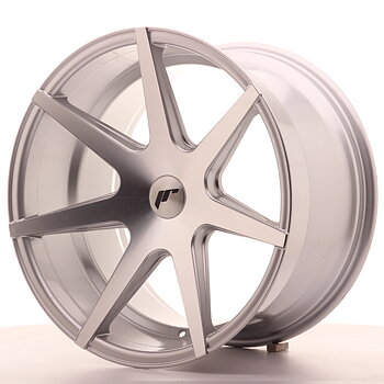 Japan Racing JR20 19x11 ET25-40 Custom Silver Machined Face