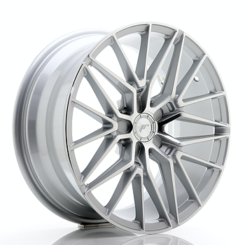 Japan Racing JR38 18x8 ET20-42 Custom Silver Machined Face