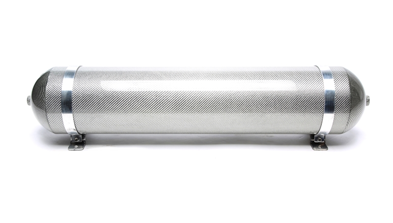 Lufttank 19 Liter - Kolfiberklädd Silver
