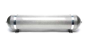 Lufttank 19 Liter - Kolfiberklädd Silver