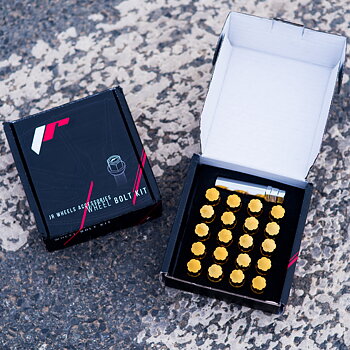 Japan Racing JB1 Hjulbult 12x1,25 Guld - Set