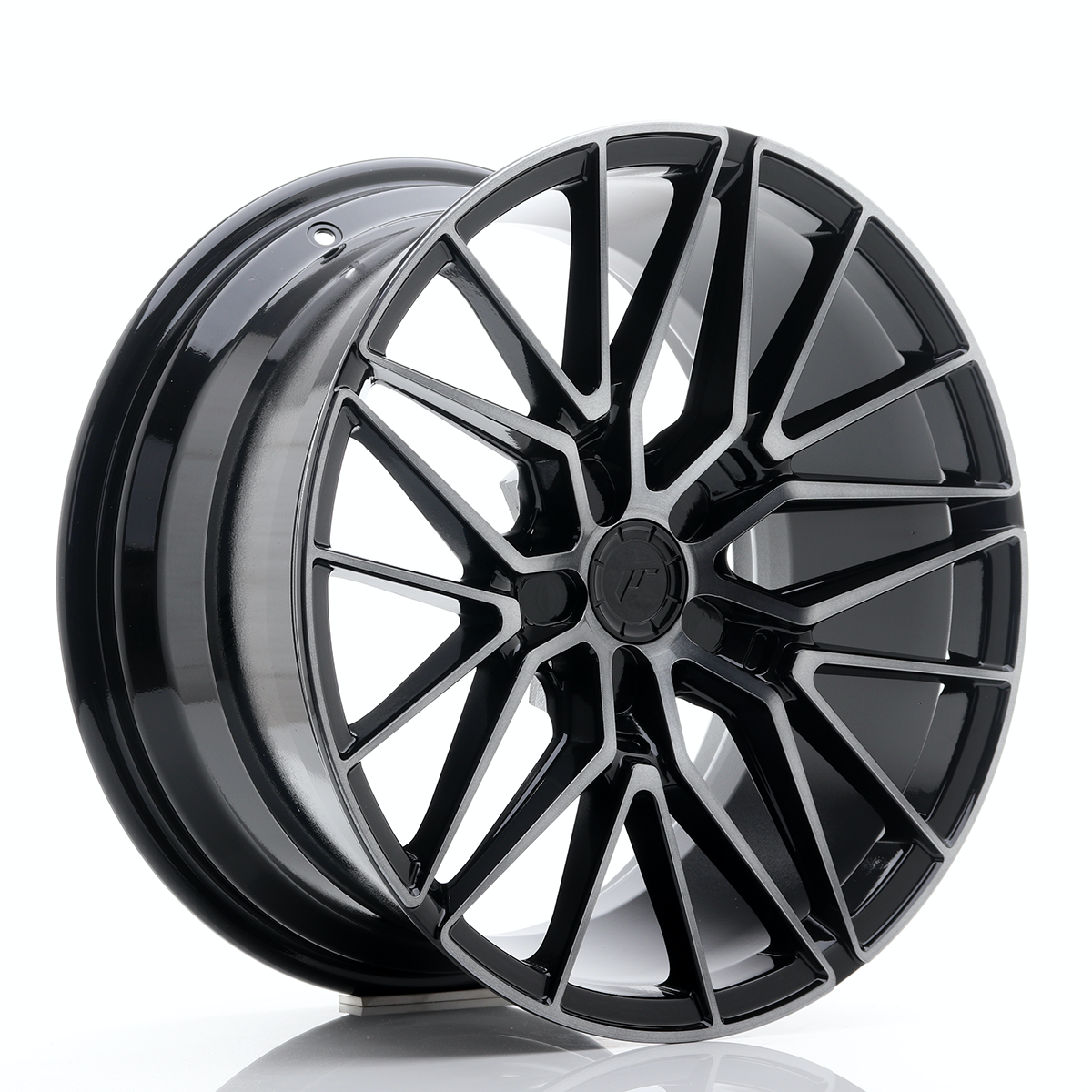 Japan Racing JR38 18x9 ET20-45 Custom Black Brushed w/Tinted Face