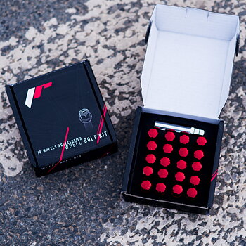 Japan Racing JB1 Bolts 12x1,25 Röd - Set
