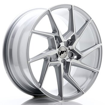 Japan Racing JR33 20x9 ET20-48 Custom Silver Machined Face 