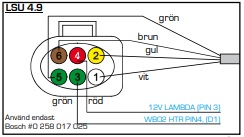 Bosch bredbandslambda LSU 4,9 - 3