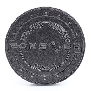 Concaver centrumkåpa 015 Carbon Graphite