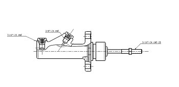 OBP - Huvudcylinder 0,625" (Girling)