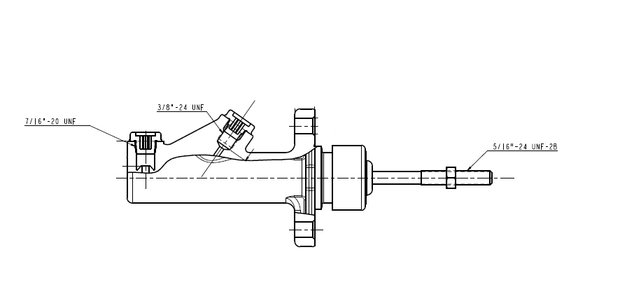 OBP - Huvudcylinder 0,7" (Girling) - 2