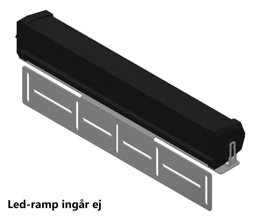 Extraljushållare för infälld LED-ramp Elite X1, X2 & X3 - 2
