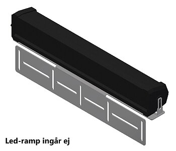 Extraljushållare för infälld LED-ramp Elite X1, X2 & X3