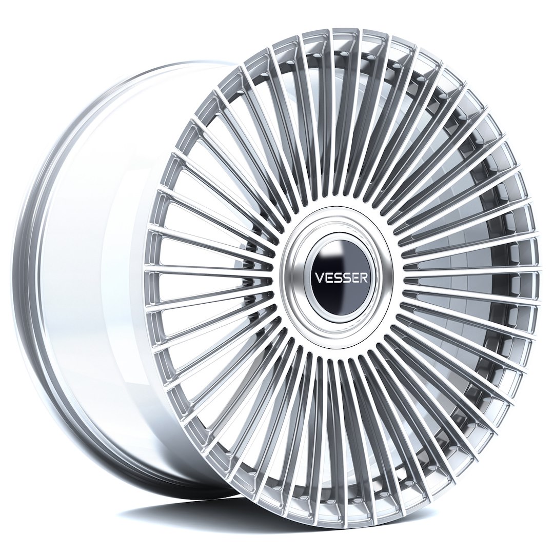 Vesser VSR9 22x10,5 ET10-46 BLANK Silver Machined Face